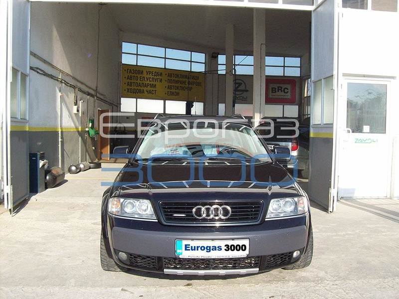 Audi A6 4.2 296hp газов инжекцион BRC Plug and Drive бутилка 90 литра
