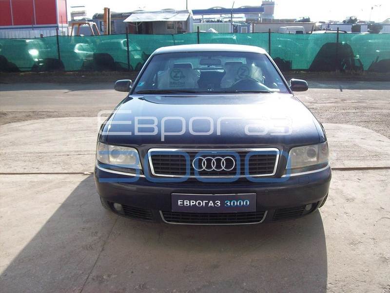 Audi A8 3.7 260hp газов инжекцион Zavoli OBD  МЕТАН бутилка 90 литра