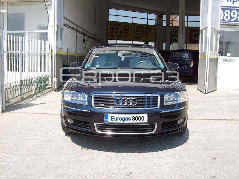 Audi A8 3.7 280hp газов инжекцион Zavoli OBD бутилка 90 литра 