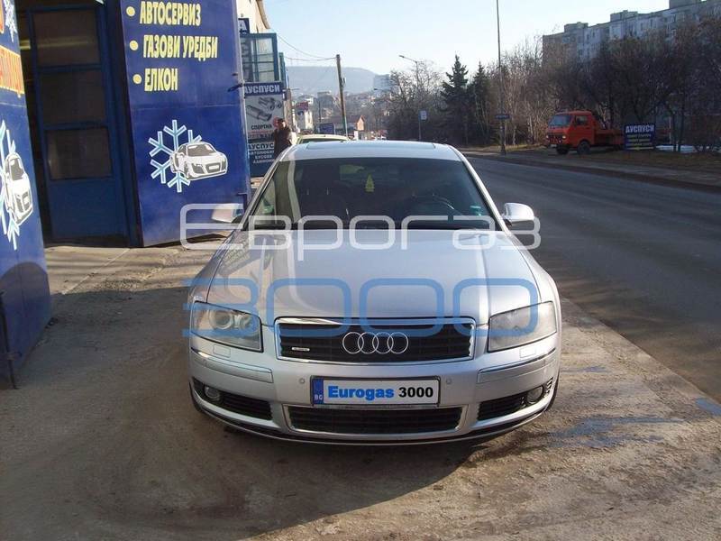 Audi  A8  4.2   334hp   BRC  Plug & Drive газов инжекцион