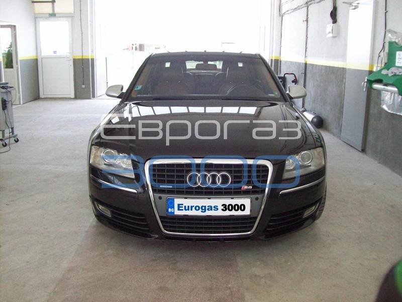 Audi A8 4.2 334hp газов инжекцион BRC Plug&Drive бутилка 90 литра