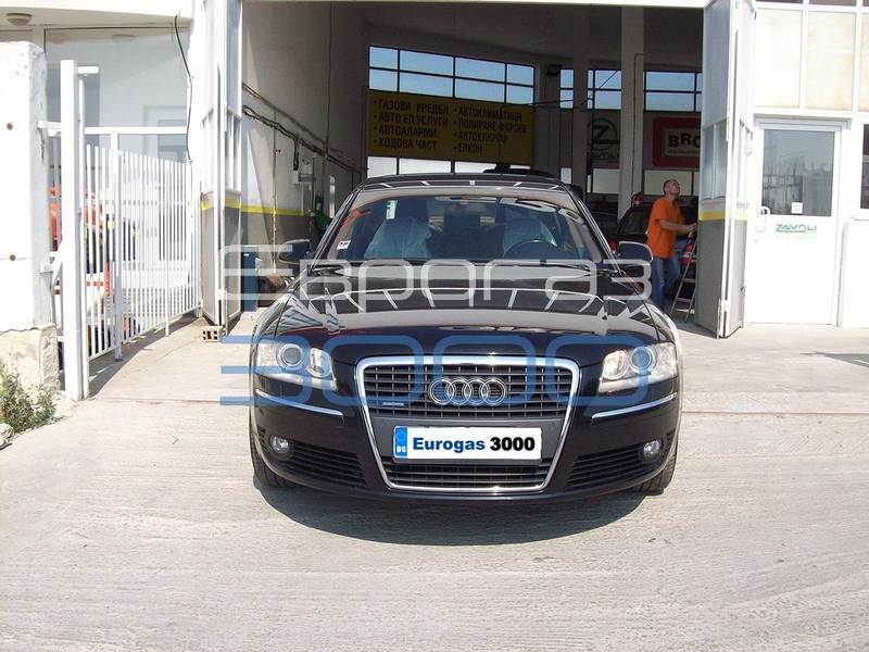 Audi A8 4.2  335hp газов инжекцион Zavoli OBD бутилка 90 литра