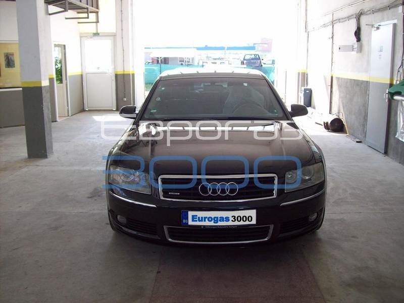 Audi A8 4.2 V8 335hp газов инжекцион Zavoli OBD бутилка 90 литра