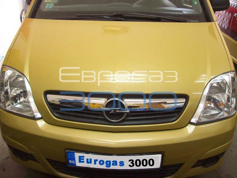 Opel Meriva 1.6  16V 100hp  газов инжекцион Landi Renzo  МЕТАН  бутилка 56 литра