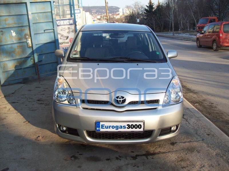 Toyota Corolla Verso  1.8  129hp  газов инжекцион Zavoli Alisei OBD бутилка 35 литра
